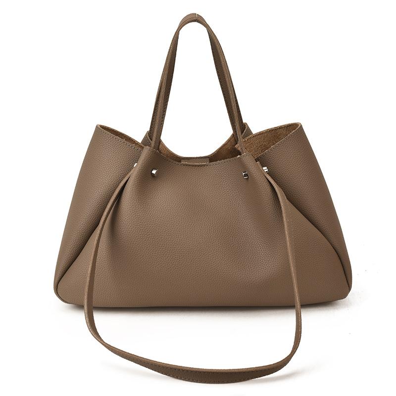 Simple Large Bag, Stylish Single-shoulder Bag, Large Capacity, Suitable for Office Commuters, Tote Bag