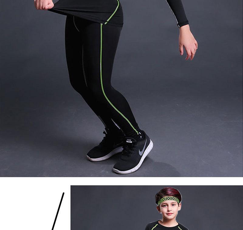 Dětská rychleschnoucí sportovní souprava: Chlapecké podzimní/zimní body pro basketbal a fotbal