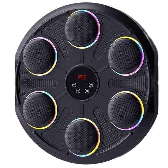 

Умный боксерский Bluetooth фитнес-тренажер с сенсорным управлением, оборудование для тренировок в помещении для детей и взрослых, машина с поддержкой музыки, подключаемая, настенная чёрный