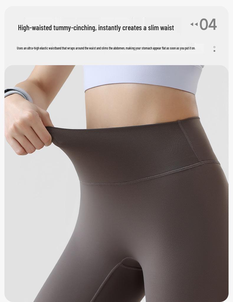 Autumn Yoga Set: Women's High-End Lycra Mesh Two-Piece with No-Show Seams