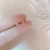 New Minimalism Earring 925 Silver Needle Allergic Protection Mini Small Heart Stud Earrings for Women Girls Jewellery