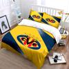 Yellow and blue stripes. Bedding sets Duvet cover sets Duvet covers Pillowcases(1 * Duvet Cover 2 * Pillowcases without duvet insert)