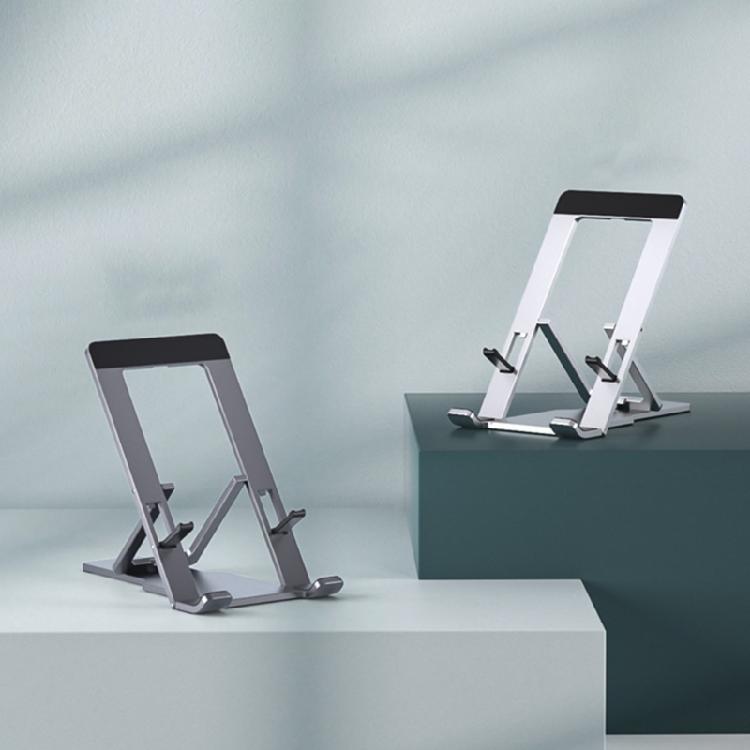 Foldable Aluminum Phone Tablet Stand Desktop Organiser For 4-12Inch Devices Office Essential