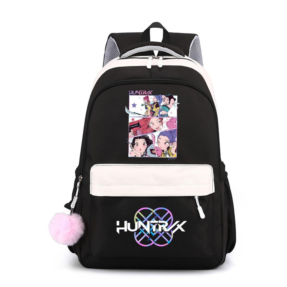 Anime Cute K-Pop Printed Large Capacity Waterproof Backpack for Teenger Student Girl Boy Schoolbag Bookbag Kid Gift Women Travel Bag Mochila