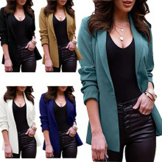 2024 Evropské a americké dlouhé večerní šaty s výstřihem do V a jednobarevné - Dámská jarní/letní kolekce