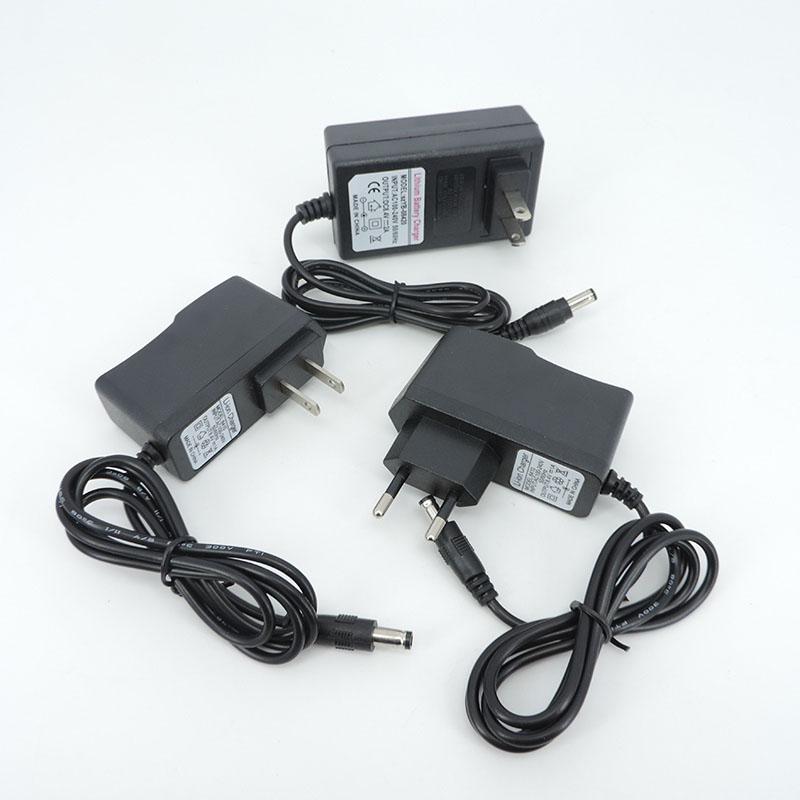 AC DC 8.4V 1A 2A 1000ma Adapter Power Supply wall Charger 5.5x2.5mm plug for Drill Driver Screwdriver 18650 Lithium Battery W28