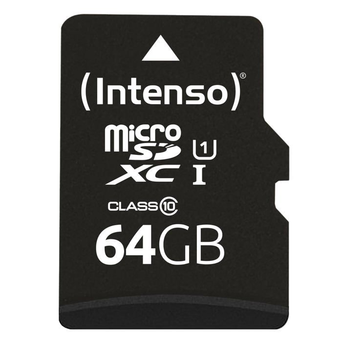 Intenso 64gb Microsdxc Performance Microsd Card 64 Gb Class 10 Uhs-i Waterproof