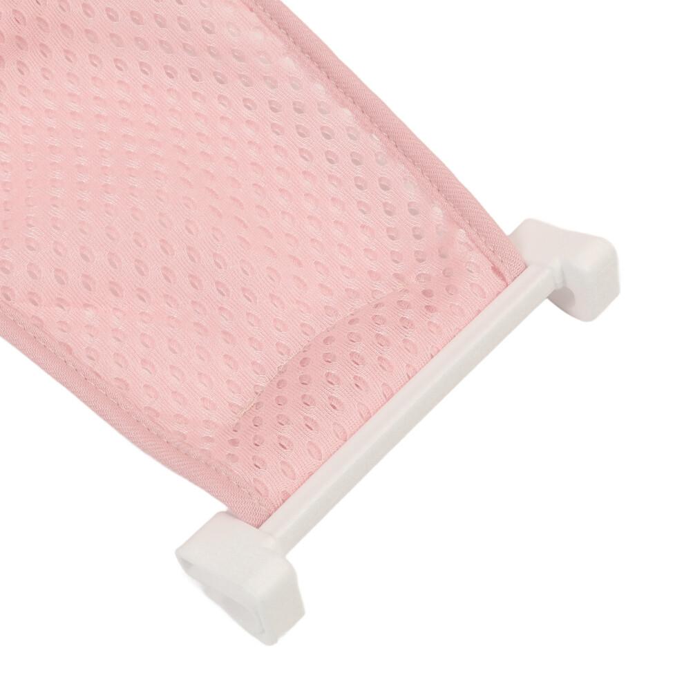 Baby-Badetuch-Stand Netz Rosa, Weiches Airnetz, 7,5x35x66cm