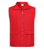 Vestă de Bumbac Unisex pentru Vară, Voluntariat, cu Buzunare Duble și Opțiune de Broderie - S