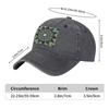 Mandala Art Print Washed Cotton Baseball Cap Adjustable Streetwear Style Unisex Hat