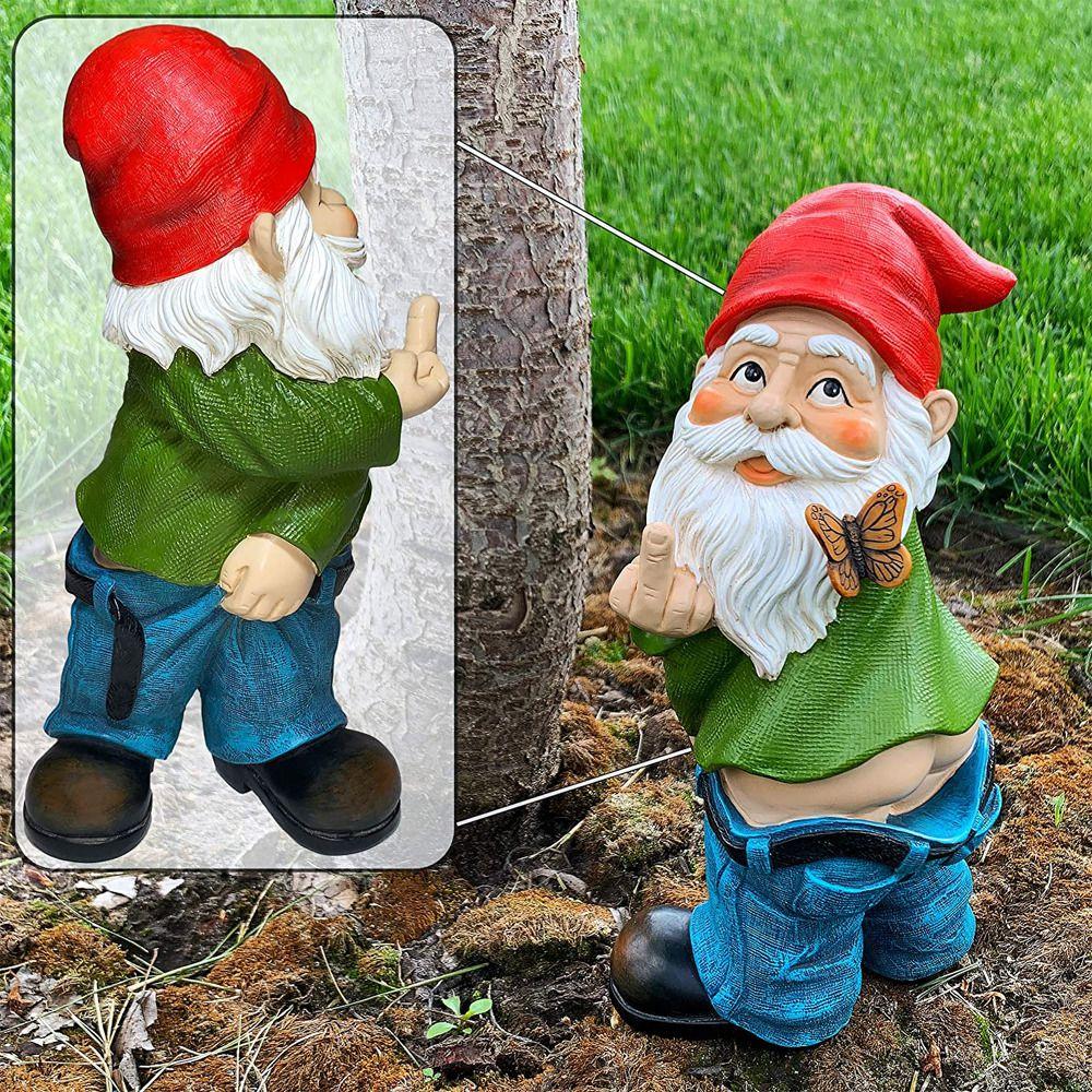 

Charming Garden Gnome Statue Decor For Your Lawn Or Yard Lasting Beauty Guaranteed RedWhiteGreenBlue