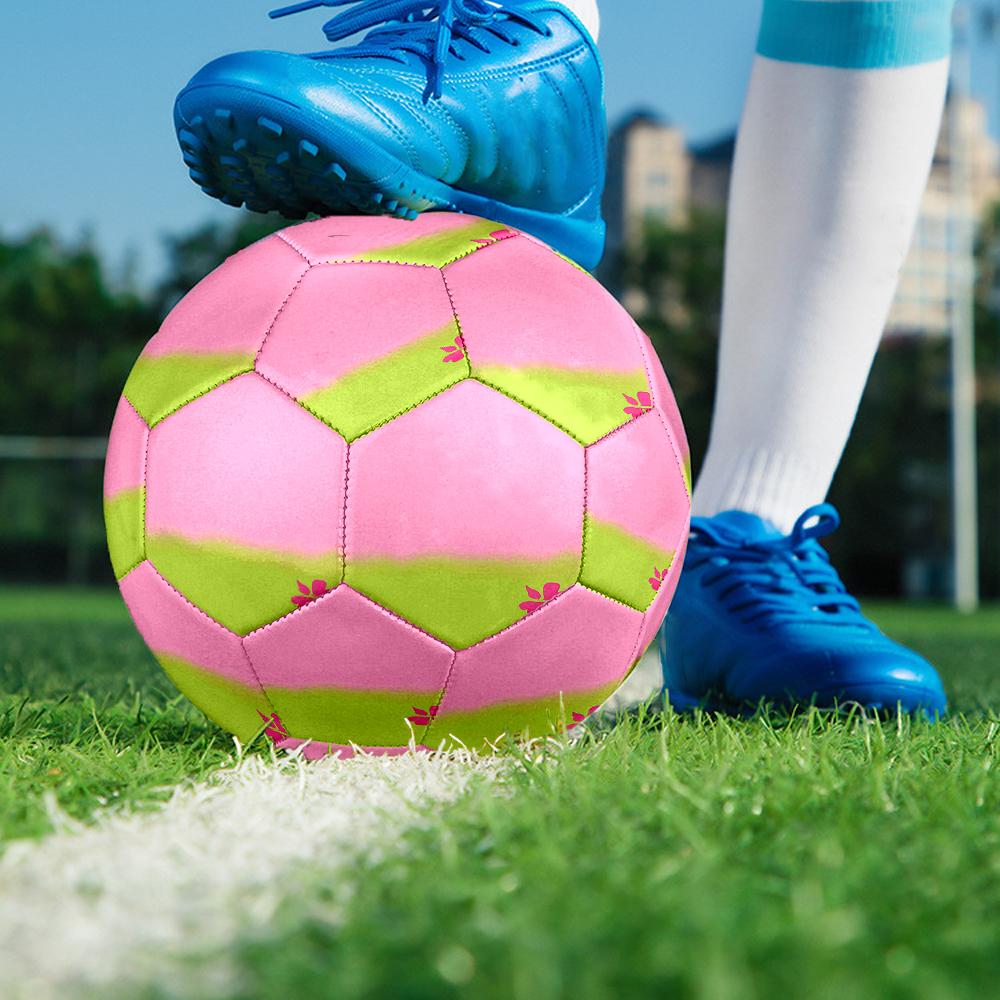 1pc Demon Slayer Kimetsu No Yaiba Football Soccer Ball Size 5 Indoor Soccer Ball Fashion Colorful  Backyard Game -Great For Sports Fans Gift HE3
