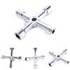 Cross Key Triangle Wrench For Electrical Elevator Cabinet Triangle Square Tool