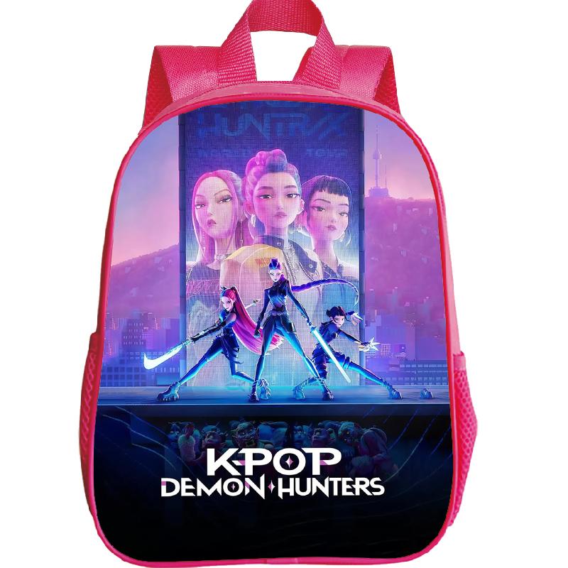 

Kpop Мисливці на Демонів Рюкзак для Дитячого Садка Мультяшний Huntrix Дівчинка K-Pop Малюк Дитяча Сумка Saja Хлопчики Водонепроникний Щоденний Дитячий Mochila 6