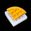 Transparent Waffle Cookies Silicone Candle Mold DIY Crafts Mold Biscuits Chocolate Soap Silicone Molds for Candle Making