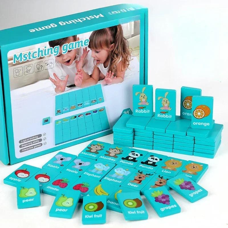 

Дитяча Дерев яна Головоломка-Дряпанка для Рук, Іграшка-Дошка, Дитячий Мультяшний Монтессорі Ранній Розвиток, Ферма, Фрукти, Когнітивна Гра на Відповідність