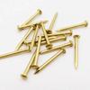 100 pcs Pure Brass Brass Nails Rust-proof Brass Nail Track Mini Round Head Pins  Fine Repair