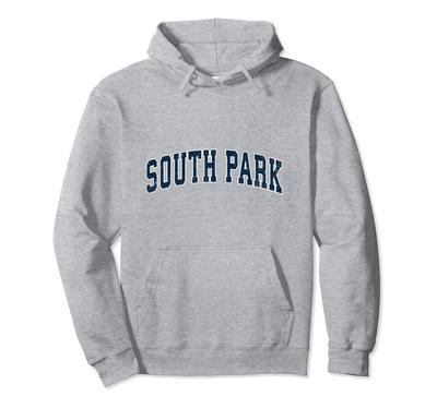 South Park, Pennsylvania Vintage Sports Design Navy Hoodie