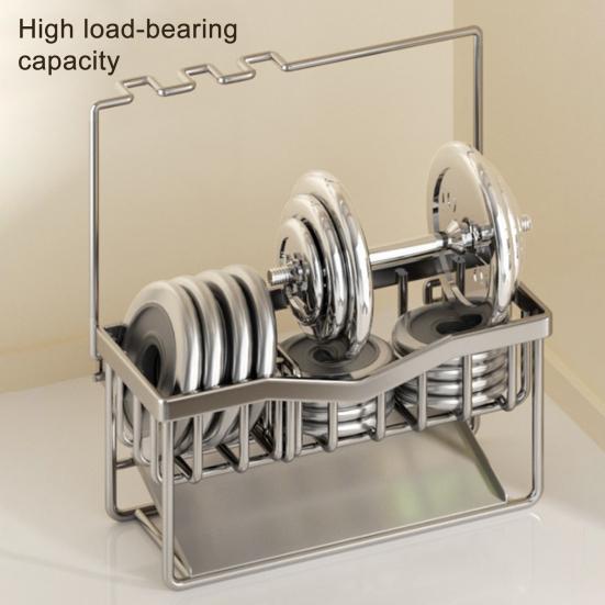 Kitchen Sink Caddy Stainless Steel Sponge And Brush Holder with Adjustable Divider Auto Drain Tray Countertop Organizer for Utensils Dish Soap Bottle