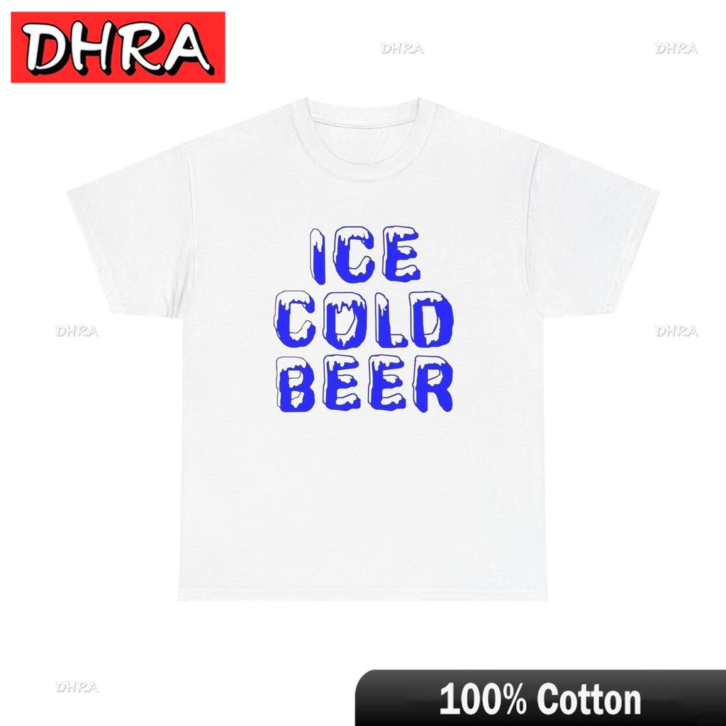 Ice Cold Beer Retro Graphic T Shirt ADULT Unisex Heavy Cotton Tee in T Shirt Femme Sleeve Tee Grunge Punk Loose Cool Classic