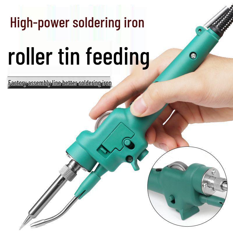 120W Electric Soldering Iron Gun - High Power, Manual Feed, Internal Heat, Ideal for Home Repairs and Welding.