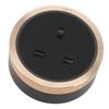 13A Power Track Socket Removable Electric Outlet Slide Guide Adapter for Home Bedroom Kitchen