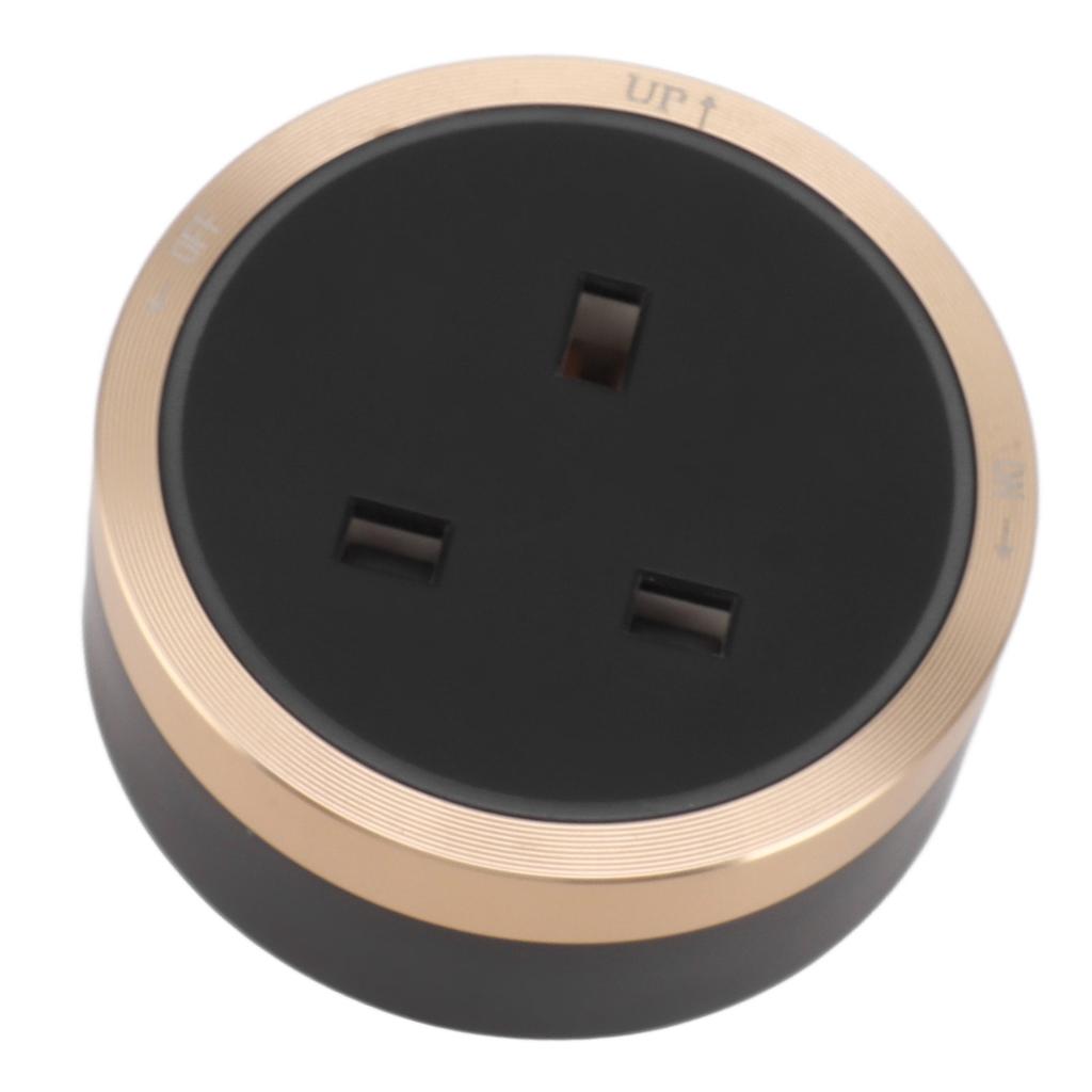 13A Power Track Socket Removable Electric Outlet Slide Guide Adapter for Home Bedroom Kitchen