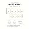 24pcs Short Square Press On Nails, Fake Nails,Full Cover Stripe Design False Nails For Women And Girls Including Nail File And Jelly Glue