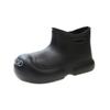 Fashion Soft-soled Water Shoes Parent-child New Waterproof Rain Boots Women's Tide Open Smile Short Tube Women's Rain Shoes