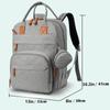 Baby-Essentials-Reisetasche – multifunktionale, wasserdichte Wickeltasche, Reise-Essentials-Babytasche mit Wickelunterlage, Kinderwagengurten und Schnulleretui
