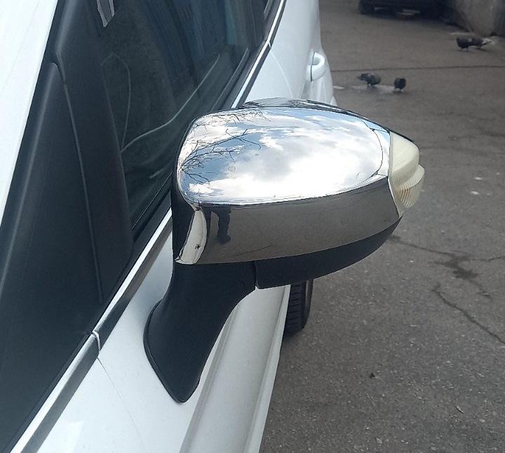 

Накладки на дзеркала (2 шт, нерж.) для Ford Kuga 2008-2013 рр.