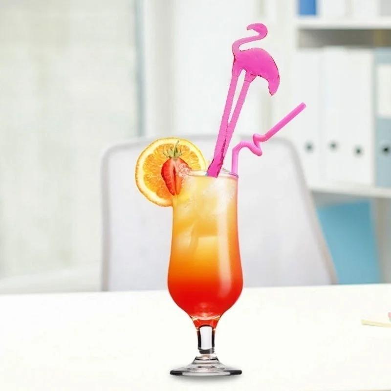 10 Pcs/PACK Flamingo Art Cocktail Swizzle Sticks Drink Stirrer Coffee Muddler Puddler Coffee Scoop