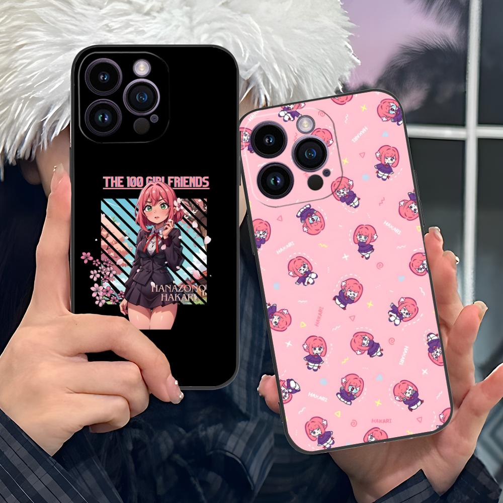 Anime Hakari Hanazono Matte Mobile Phone Case for iPhone 17 16 15 14 13 12 11 X XR XS 8 7 Air Pro Max Plus Mini Colorful Cover
