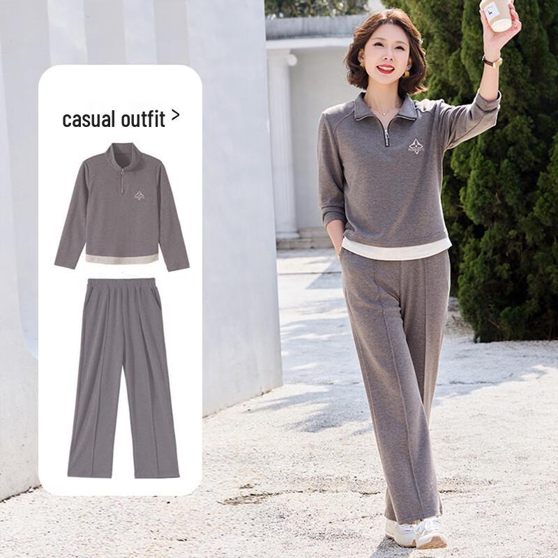 

Женский повседневный спортивный костюм на осень/зиму 3XL