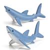 10Pcs/Set Animal Model Vivid Simulated PVC Great White Shark Simulation Animal Model for Kids