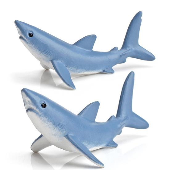 10Pcs/Set Animal Model Vivid Simulated PVC Great White Shark Simulation Animal Model for Kids