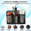 Portable Mesh Hanging Bathroom Bag Multi-compartment Toiletry Organizer for Daily & Trip Use