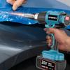 50-550℃ Temperature Adjustment Cordless Portable Heat Gun LED Temperature Display Hot Air Gun Household Power Tool Blue
