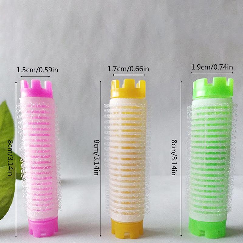 10Pcs Fluffy Hair Root Rollers Pack Perm Rods Set Air Fringe Bang Hair Curler