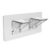 Nail-Free Right Angle Shelf Support Bracket for Wardrobes and Cabinets