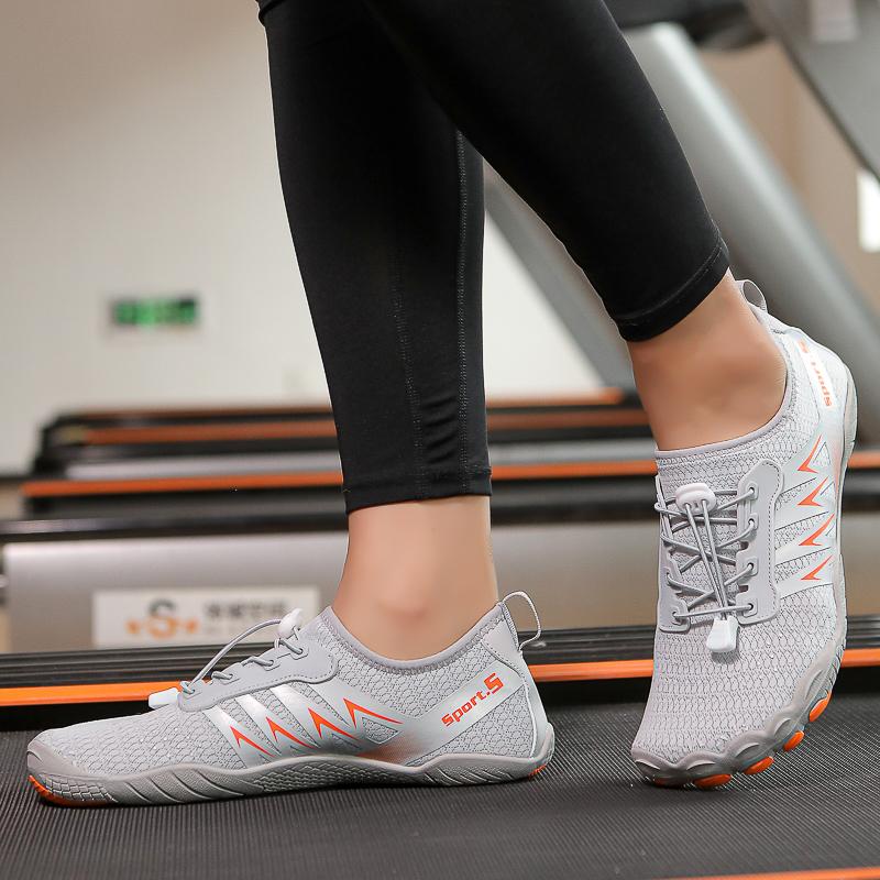 Hallen-Fitnessschuhe Stoßdämpfung Laufschuhe Leise ******** Seilschuhe Sport-Yogamatten-Schuhe Ganzkörper-Trainingsschuhe