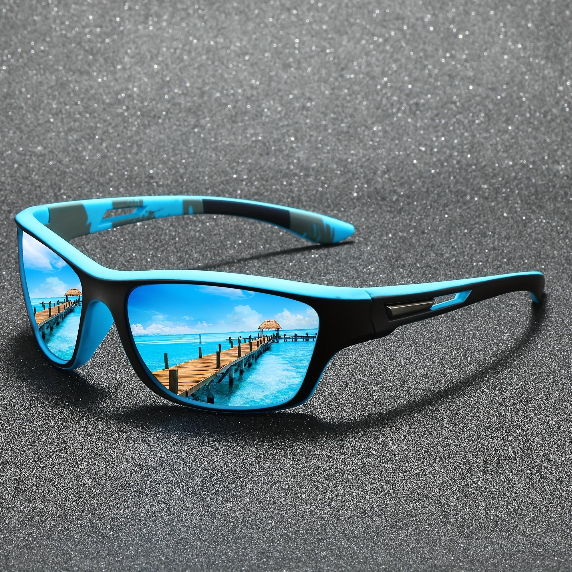 Attractive Glasses Men's Outdoor Sports Sunglasses Wraparound Multicolor Lenses Uv400 For Driving Fishing Cycling Unisex Lightweight Eyewear