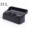 Car Change Holder Coin Box Convenient Organizer Vehicle Storage Compact Durable Container for Auto Home