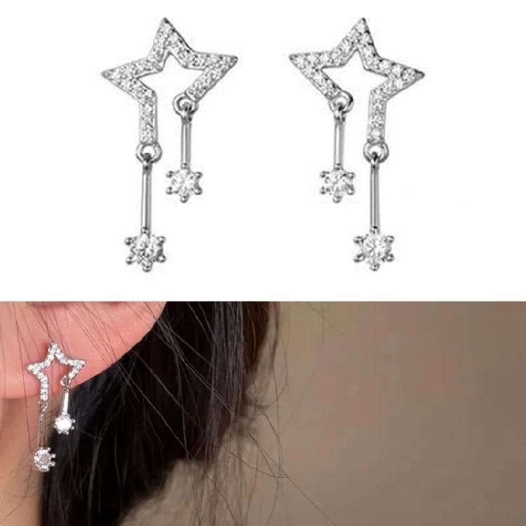 Adorable Star Ear Studs Perfect Ear Accessories Alloy Texture Women Pendiente Simple Earring Suitable for Everyday Wear