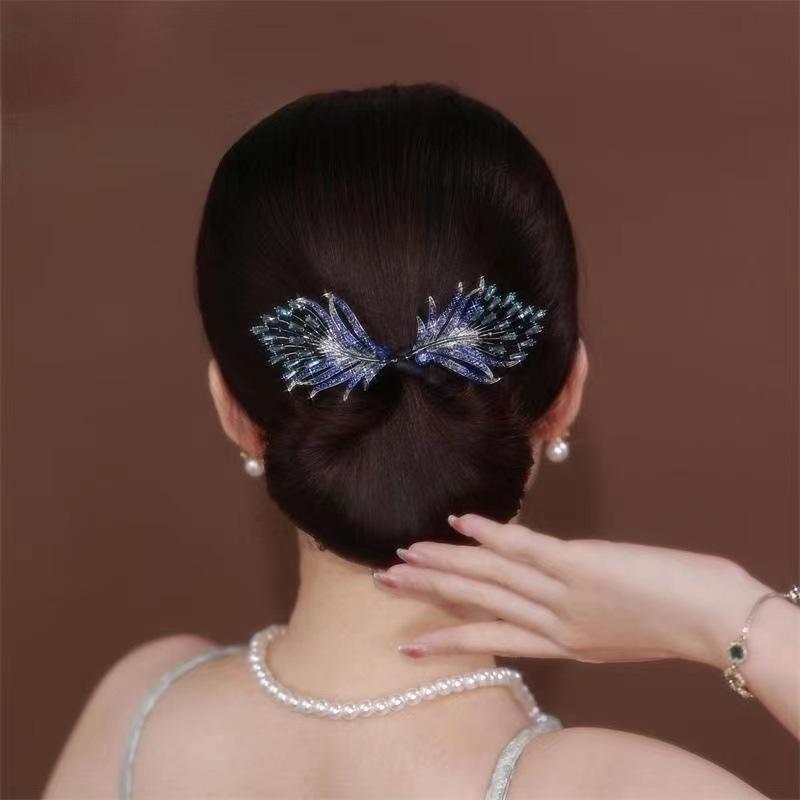 Ins Style Elegant Lazy Hair Curler Fshion Flower Fashion Flower Roller Hair Curler Lazy Hairpin Butterfly Hair Clips For Girls