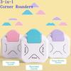 3 In1 Corner Rounders Corner Embosser Corner Cutter, DIY Photo Card Business Card Cutter Round Cutter Paper Cutter