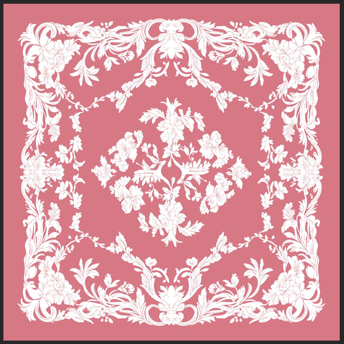 

90*90cm Printed Square Scarf Hijab Luxury Floral Jacquard Shawl Women Silk Feeling Satin Hair Wraps Foulard Bandana Handkerchief