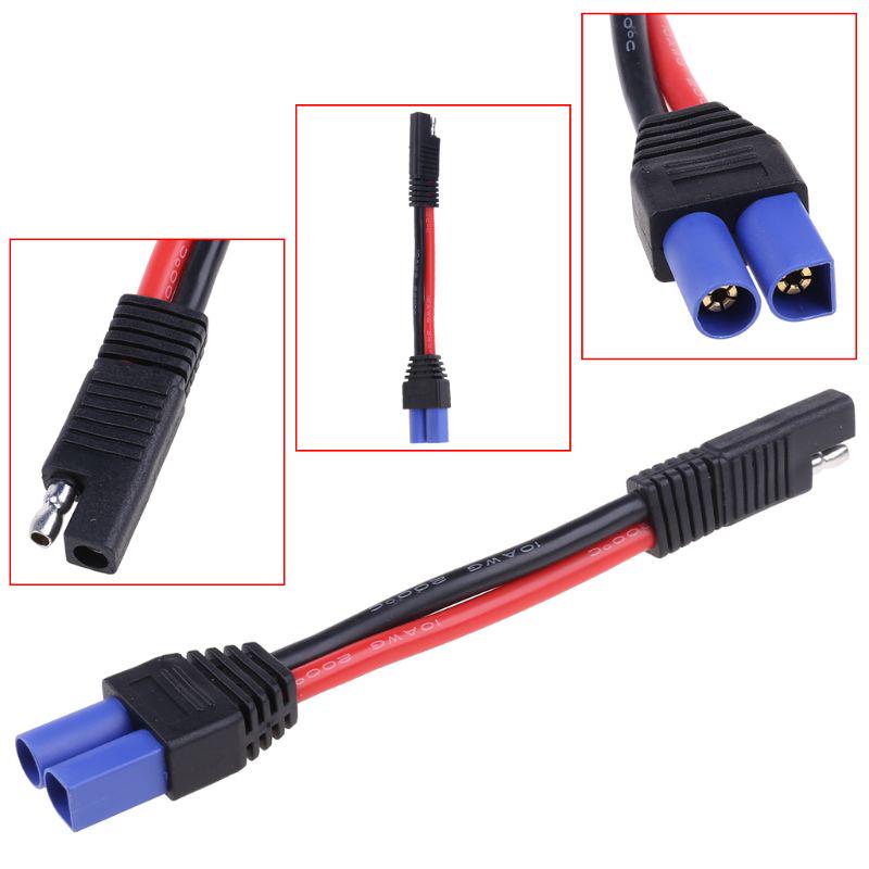 10 AWG SAE To EC5 Plug Connector To SAE Power Adapter Cable Wire Plug Connector