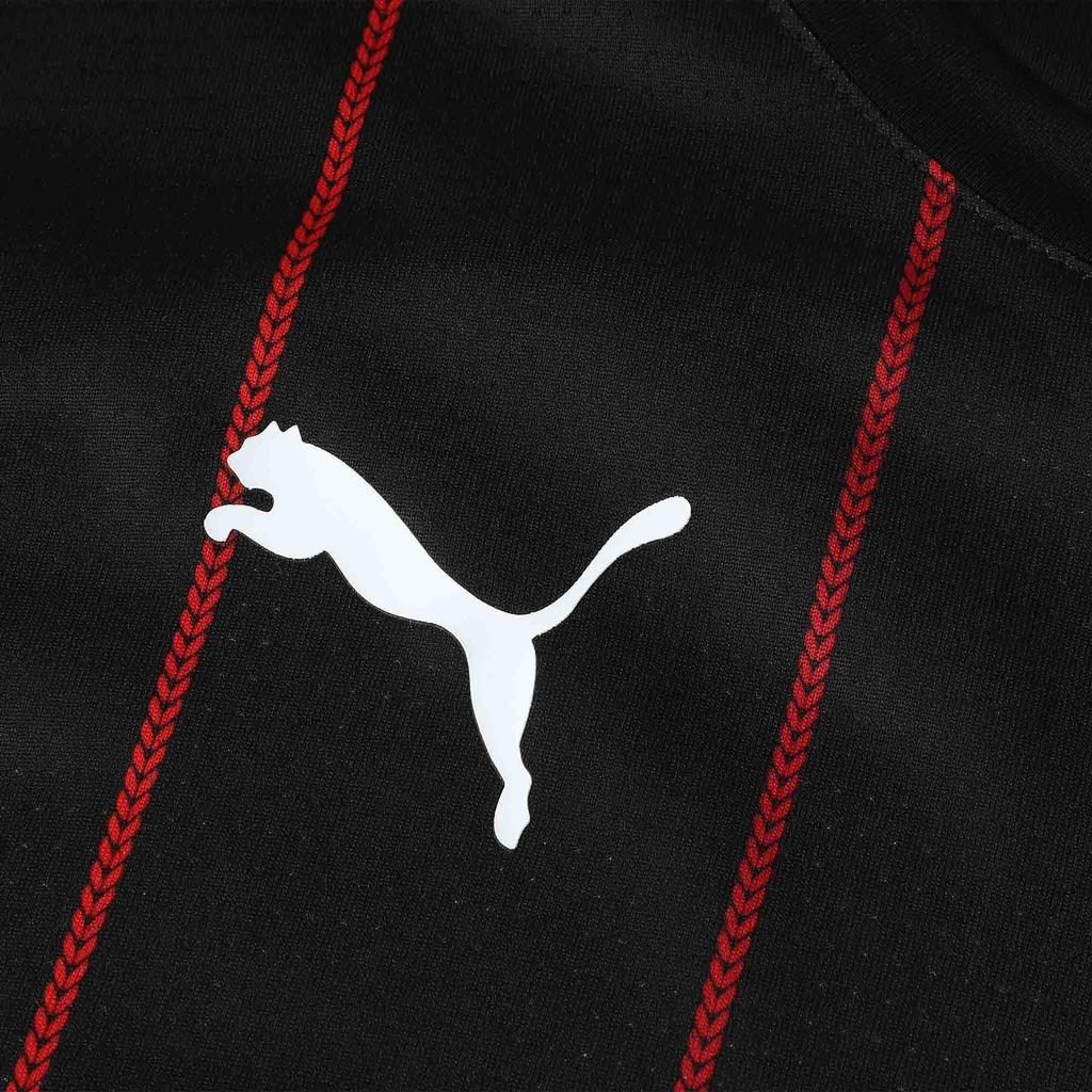 Puma X Acm 1899 Ac Mailand Fußball Bequem Atmungsaktiv Rundhals Kurzarm Pullover Trikot Herren Trikot Schwarz 779344-07