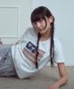 Loginaenloji Usa Banner Lace Patch T-Shirt White